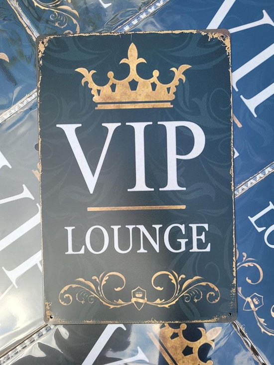 VIP Lounge | wandborden metaal | 20 x 30cm