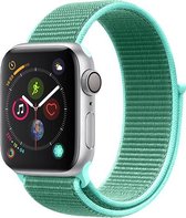 Nylon bandje - 38/40mm - Series 1 2 3 4 5 6 SE - M/L - Mint / Groen - Geschikt voor Apple Watch