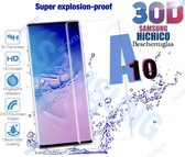 Samsung Galaxy A10 Tempered Glass / Screen protector Glas / Glass / Beschermglas /  Glazen bescherming 9H 0.25MM 2.5D van HiCHiCO