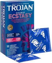 Trojan Condooms - Trojan Double Ectasy Condooms - 10 stuks