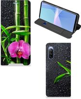 Hoesje Sony Xperia 10 III Wallet Bookcase Orchidee