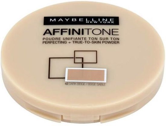 Maybelline Affinitone Pressed Powder - 42 Dark Beige - Maybelline