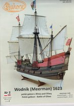 modelbouw, bouwplaat Galjoen Wodnik cq Meerman, schaal 1/100