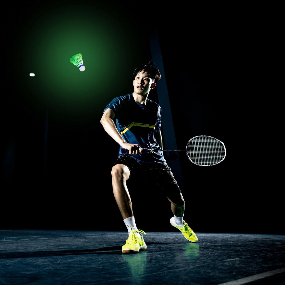 relaxdays lichtgevende badminton shuttles set van 8 met LED voor buiten pluimpjes