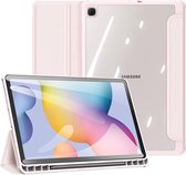 Dux Ducis - Tablet hoes geschikt voor Samsung Galaxy Tab S6 Lite - Toby Series - Tri-Fold Book Case - Roze