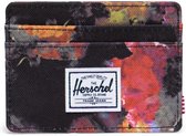 Herschel Charlie RFID - Watercolor Floral | Kaarthouder met 5 vakjes in hoogwaardig polyester.
