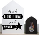 cadeau juf -meester cadeau - juf en meester bedankje –  meester kado – juf kado – einde schooljaar – bedankt meester – bedankt juf – meesterdag – juffendag – sleutelhanger juf - sl