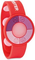 LIFETASTIC® UV beschermende armband - Rood - 1 Stuk - Zonnebescherming - Kind - Tiener - Volwassene - UV indicator - Zonsterkte Vandaag Bepalen