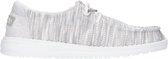 HEYDUDE Wendy Sox Dames Instappers Glacier Grey | Grijs | Textiel | Maat 41