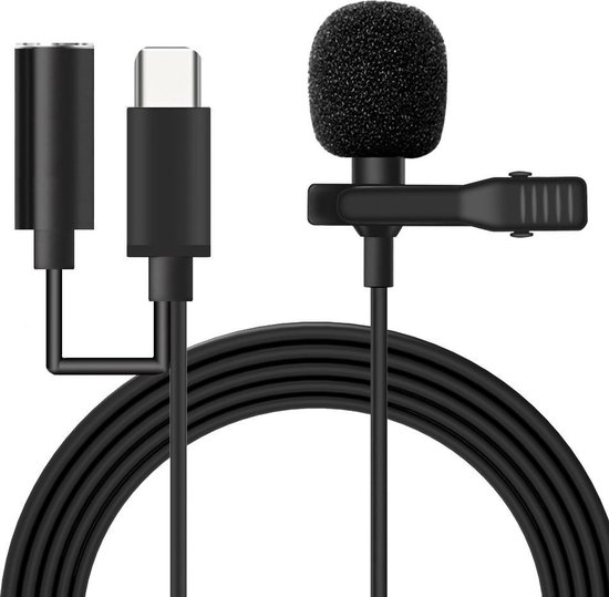 Microphone professionnel pour iPhone, iPad - Système Lavalier Clip On -  Avec prise... | bol.com