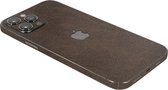 ScreenSafe Skin iPhone 12 Pro Max Brown Leather met logo