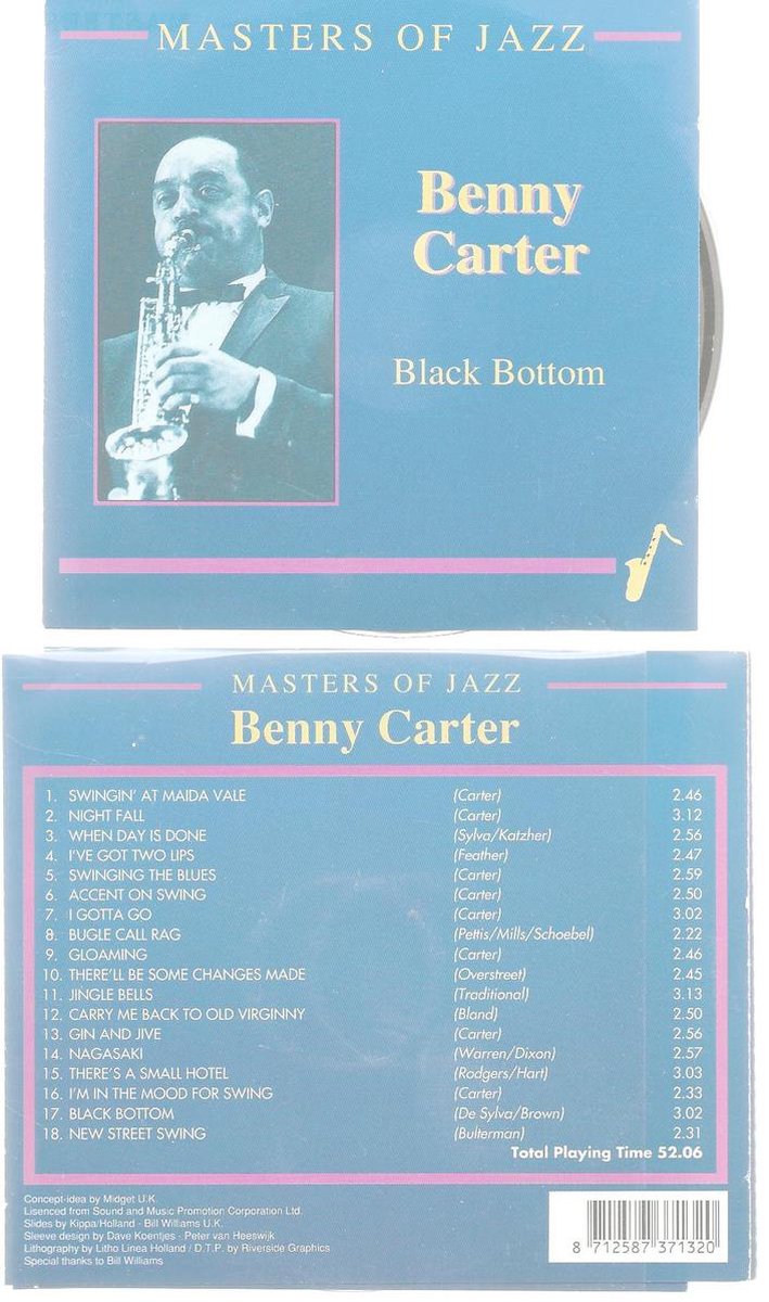 BENNY CARTER- BLACK BOTTOM