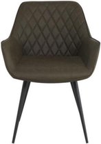 Rox Living Eetkamerstoel Casper 56 X 60 Cm Kunstleer/Staal