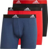 adidas BOS Brief 3-pack Boxers - thermobroek - zwart/rood - maat S