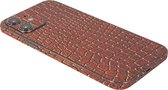 ScreenSafe Skin iPhone 12 Brown Caramel Snake zonder logo
