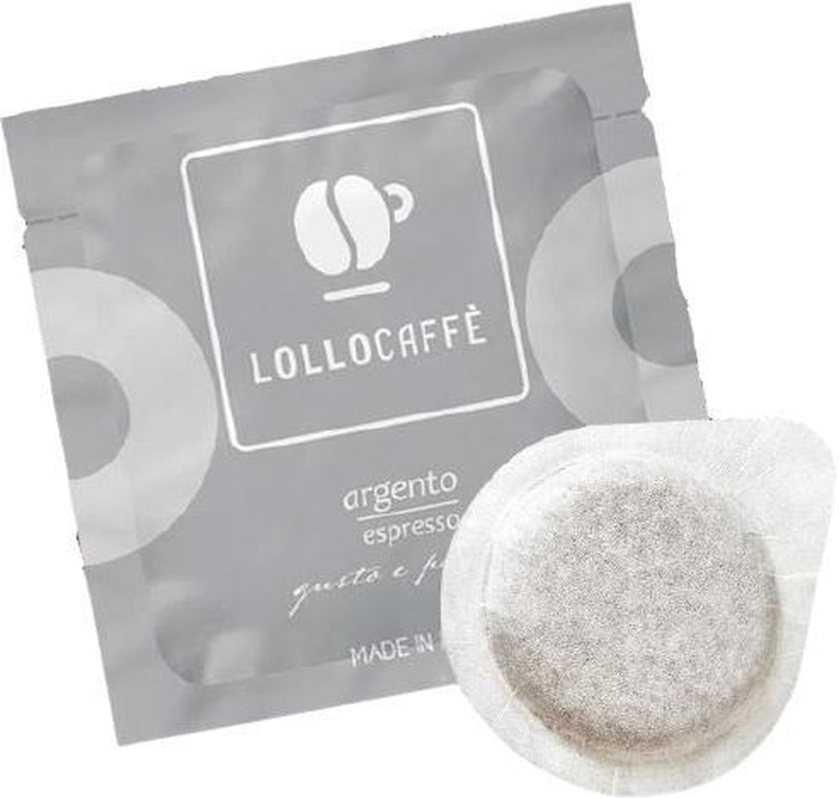 ESE Koffie pads - Lollo Caffè Argento - 100 stuks Napolitaanse koffie