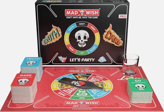 MadWish Pro - Truth or Dare - Drankspel - Gezelschapsspel voor Volwassenen.