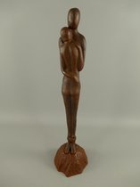 beeld - klassiek - bruin - 65 cm hoog