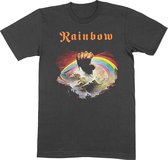 Rainbow Heren Tshirt -M- Rising Zwart