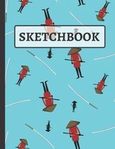 Sketchbook: Samurai Sketchbook for Kids to Practice Sketching, Drawing, Writing and Creative Doodling