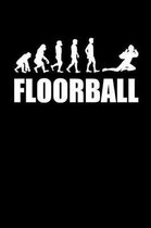 Floorball: Notizbuch Unihockey Notebook Innebandy Hockey 6x9