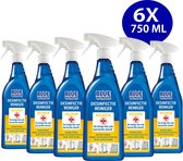 6x Blue Wonder Desinfectie spray Keuken - 6x 750ml