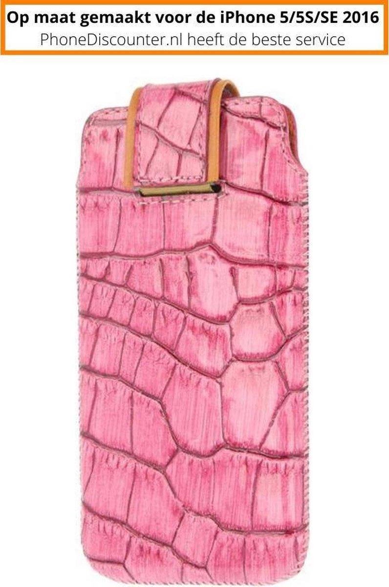 apple iphone 5s case roze | beschermhoes iphone 5s apple | iPhone 5S flip hoesje