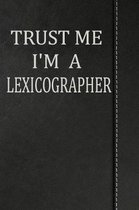 Trust Me I'm a Lexicographer: Isometric Dot Paper Drawing Notebook 120 Pages 6x9