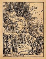 Art Notebook: The Martyrdom of the 10,000 - Albrecht Durer Art College Ruled Notebook 110 Pages