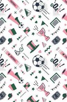 Soccer Pattern Goal Score Stadium Champion 21: Graph Paper 5x5 Notebook for Soccer or Ball Sports Lovers