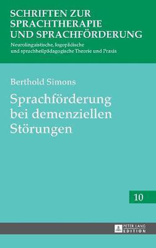 Sprachförderung bei demenziellen Störungen - cover