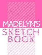 Madelyn's Sketchbook: Personalized Crayon Sketchbook with Name: 120 Pages