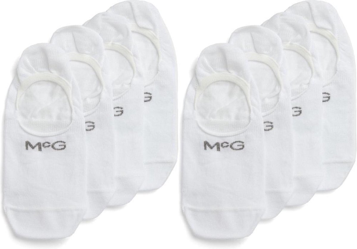 McGregor Footie sokken | Wit | 4 paar / 4-pack | Maat 39-42 | geschikt als  sneakersok... | bol