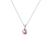 Yep! Ketting Cupcake 1,1 mm 36 + 4 cm - Zilver