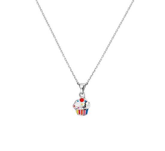 Yep! Ketting Cupcake 1,1 mm 36 + 4 cm - Zilver