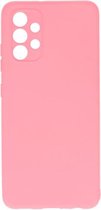TF Cases | Samsung Galaxy A02s | Backcover | Siliconen | Roze | High Quality
