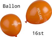 Ballon Oranje "Holland" - 16x
