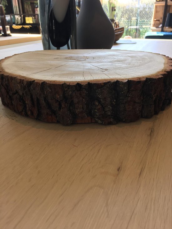 Tronc d'arbre écorce bois 11 x 13 cm