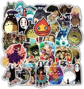 Mix van 50st Unieke Hayao Miyazaki II Anime Cartoon Stickers