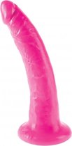 7" Slim - Pink - Realistic Dildos - Strap On Dildos