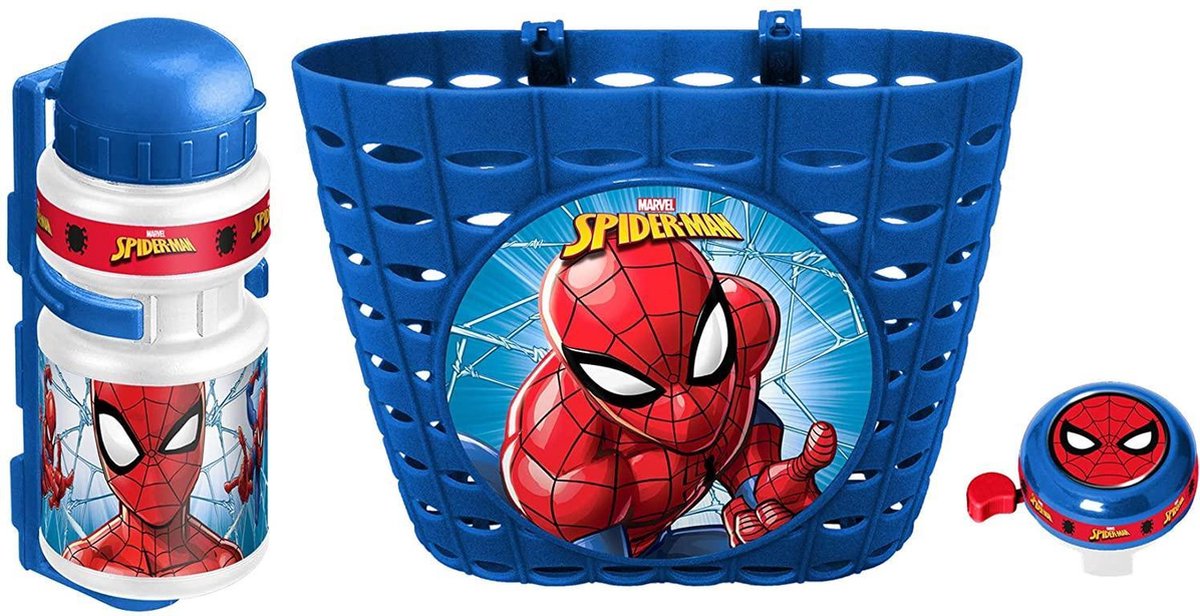 Casque de vélo Marvel Spiderman - Blauw Rouge - 51-55 cm