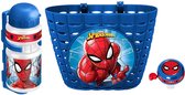 Stamp Fietsaccessoireset Marvel Spider-man Junior Blauw 3-delig