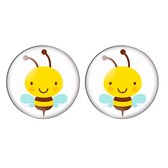 Clip oorbellen- Happy Bee-kinderen-14 mm -no hole-Charme Bijoux