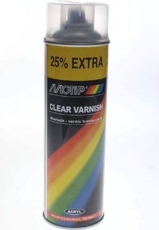 Bombe de peinture Motip pour Auto 500ml / M04009 Neuf