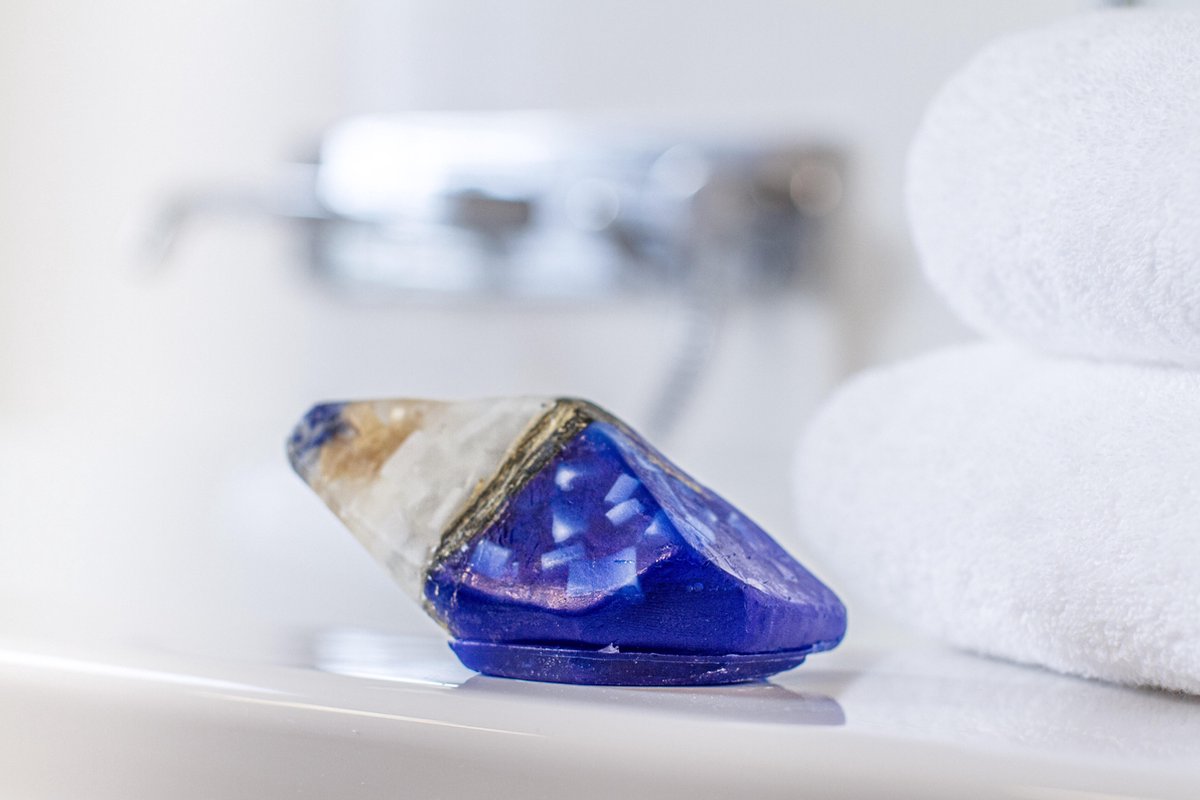 ExcluJess - Kristalzeep - Lapis Lazuli - huidvriendelijk - PH- neutraal - Sinaasappel, bergamot en gember