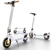 BLUEWHEEL 10" design e-step | Duits kwaliteitsmerk | mobiele accu + 13,5 kg licht | e-scooter 20 km/h met LCD-Display, luchtbanden & makkelijk opvouwbaar | elektrische step IX500
