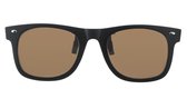 Polarizing Brown Flip Flip-Up Wayfarer Clip-On Mounter Lunettes de soleil Cintre sur-lunettes Couverture