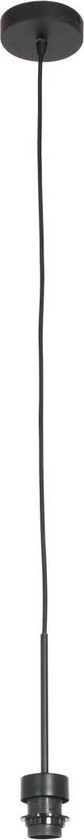 Steinhauer hanglamp Sparkled light - zwart - metaal - 11 cm - E27 fitting - 3602ZW