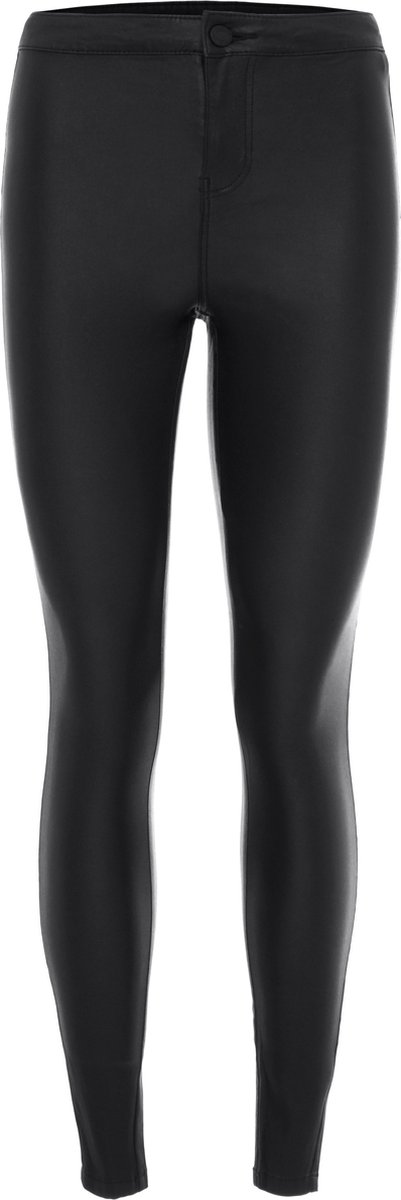 Noisy may Broek Nmella Super Hw Coated Pants Noos 27005427 Black Dames Maat - W25 X L30