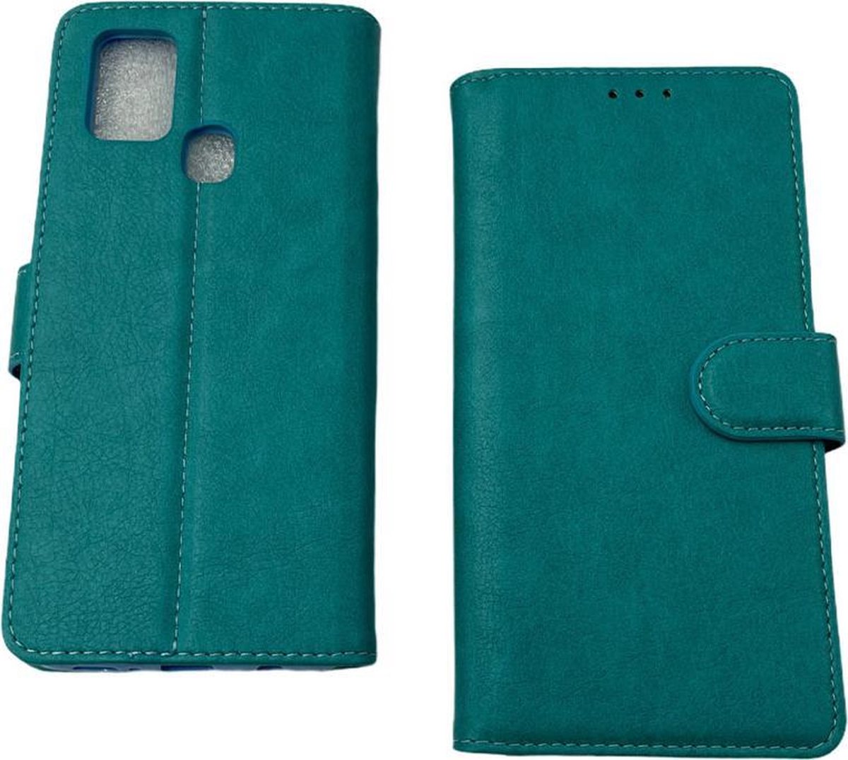 ZKl Telecom Telefoonhoesje - Book Case - Geschikt Voor Samsung Galaxy A21s - Blauw